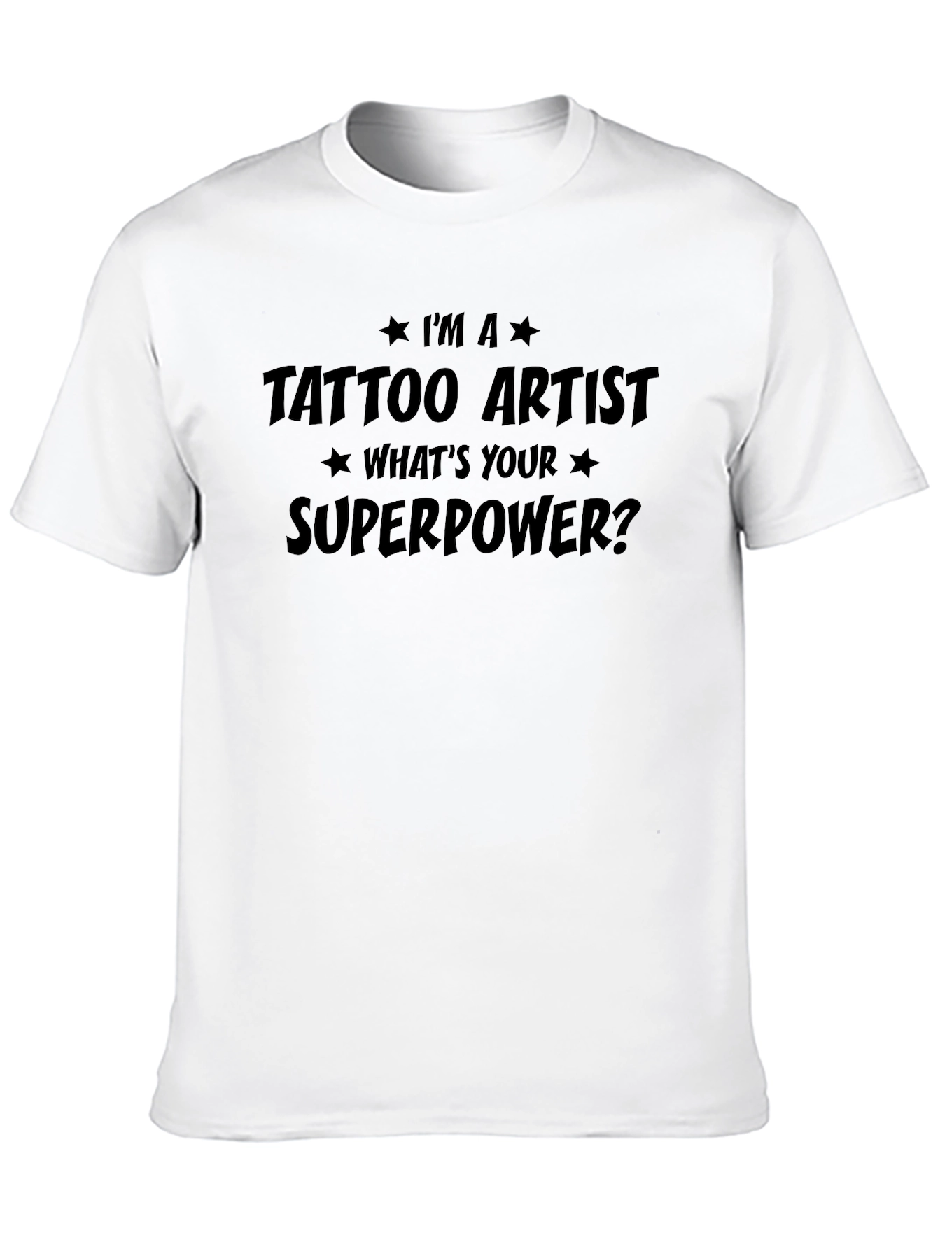 Tattoo Artist Superpower Graphic Tee - Black
