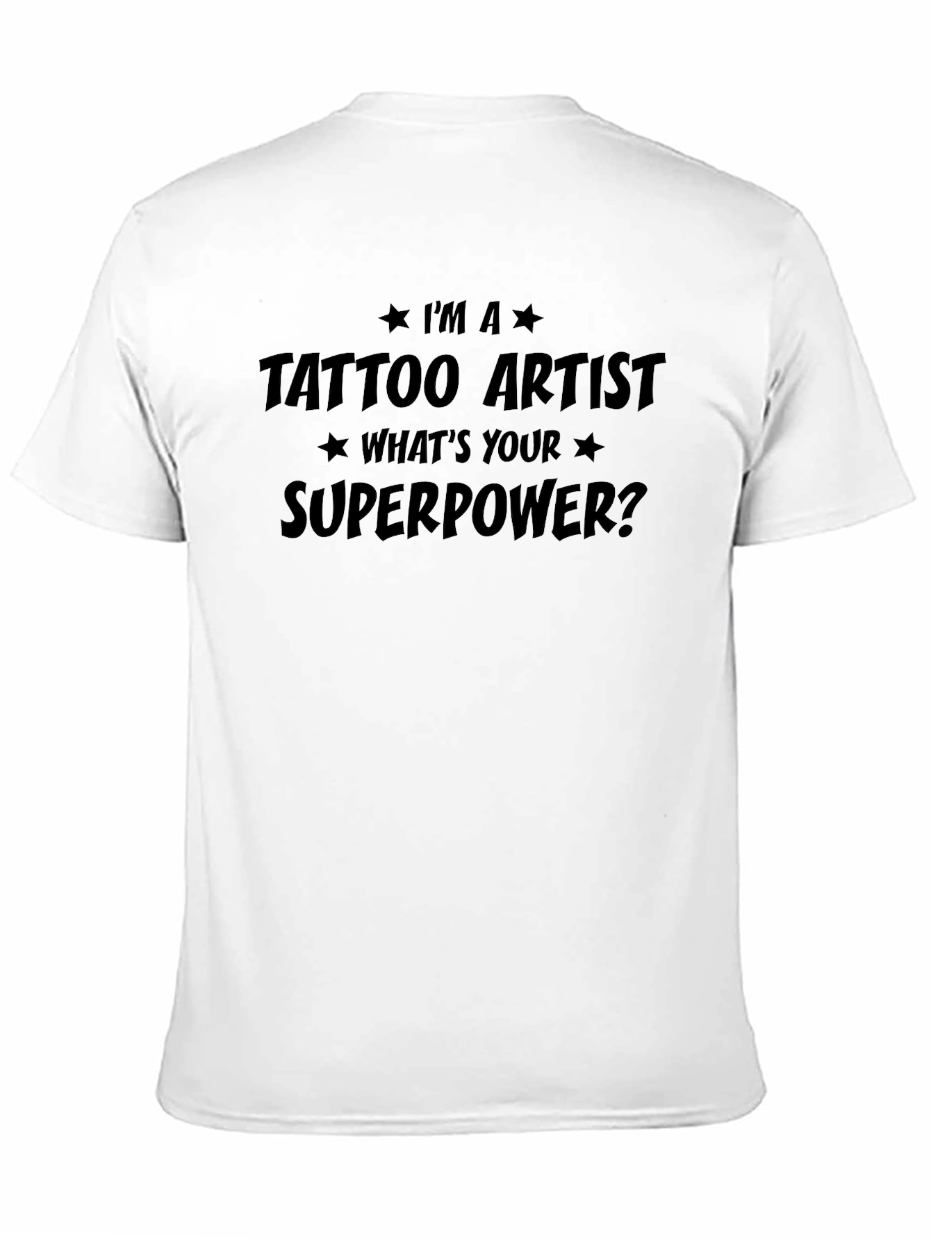 Tattoo Artist Superpower Graphic Tee - Black