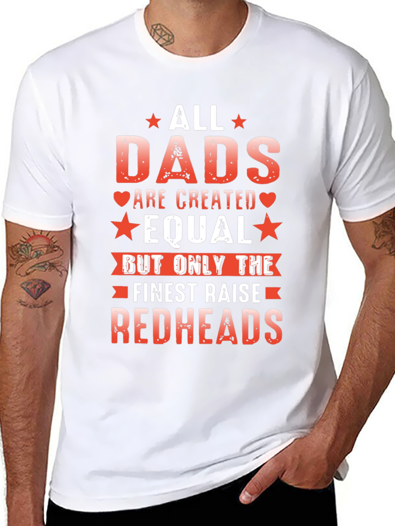All Dads Are Created Equal Redheads T-Shirt