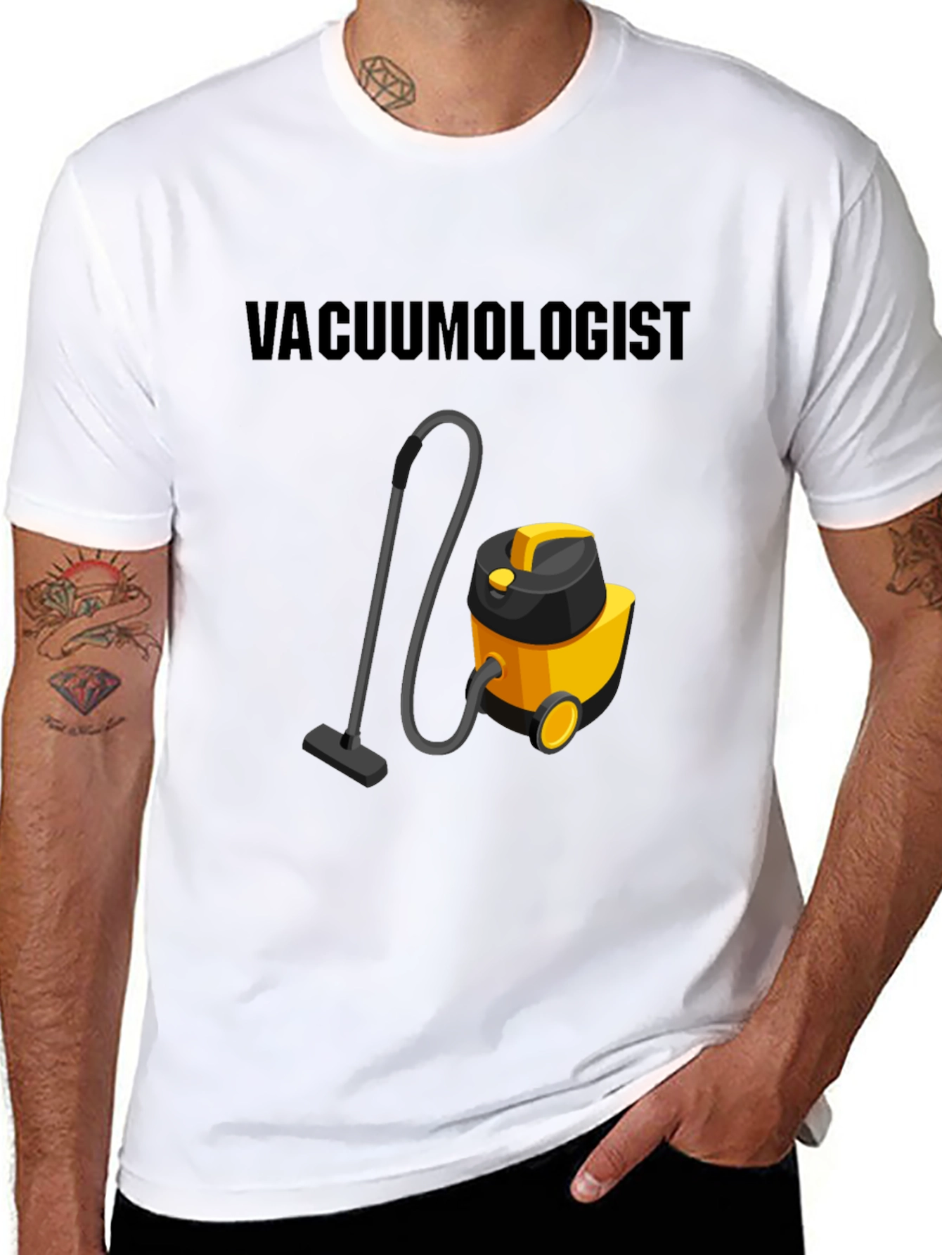 Vacuumologist T-Shirt - Novelty Cleaning Humor Tee