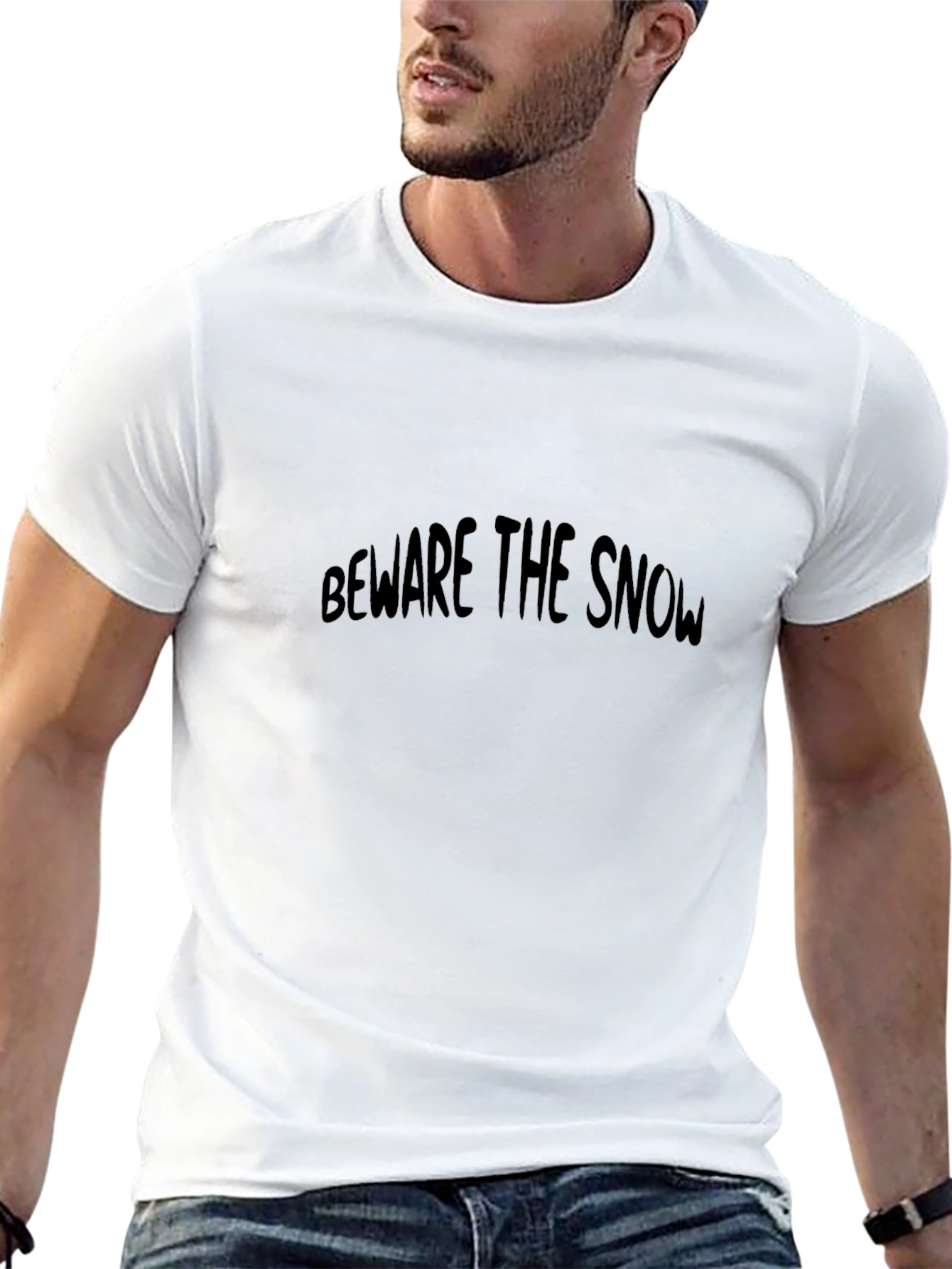 Beware the Snow Black T-Shirt